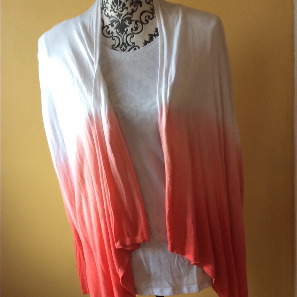 Micheal kors Ombré peach sweater medium